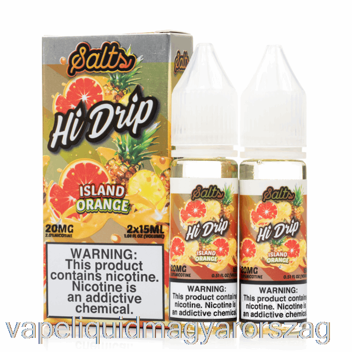 Sziget Narancs - Hi-drip Salts - 30ml 20mg Vape Folyadék